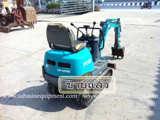 รถขุด PC02-1A S/N 165XX รถนอก ขายถูก บจก.สหสินอีควิปเม้นท์ โทร.081-5851880, 02-5168100-1 www.sahasinequipment.com รถขุด PC02-1A S/N 165XX รถนอก ขายถูก บจก.สหสินอีควิปเม้นท์ โทร.081-5851880, 02-5168100-1 www.sahasinequipment.com