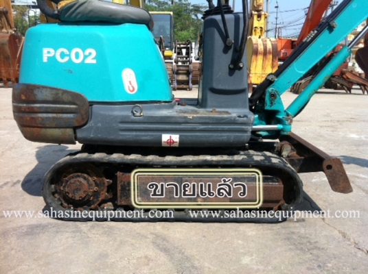 รถขุด PC02-1A S/N 165XX รถนอก ขายถูก บจก.สหสินอีควิปเม้นท์ โทร.081-5851880, 02-5168100-1 www.sahasinequipment.com รถขุด PC02-1A S/N 165XX รถนอก ขายถูก บจก.สหสินอีควิปเม้นท์ โทร.081-5851880, 02-5168100-1 www.sahasinequipment.com