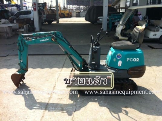 รถขุด PC02-1A S/N 165XX รถนอก ขายถูก บจก.สหสินอีควิปเม้นท์ โทร.081-5851880, 02-5168100-1 www.sahasinequipment.com รถขุด PC02-1A S/N 165XX รถนอก ขายถูก บจก.สหสินอีควิปเม้นท์ โทร.081-5851880, 02-5168100-1 www.sahasinequipment.com