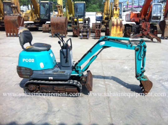 รถขุด PC02-1A S/N 165XX รถนอก ขายถูก บจก.สหสินอีควิปเม้นท์ โทร.081-5851880, 02-5168100-1 www.sahasinequipment.com รถขุด PC02-1A S/N 165XX รถนอก ขายถูก บจก.สหสินอีควิปเม้นท์ โทร.081-5851880, 02-5168100-1 www.sahasinequipment.com