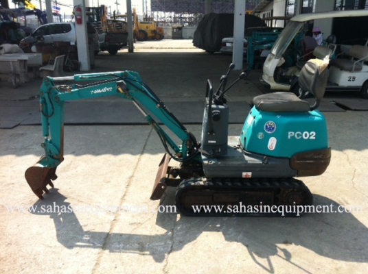 รถขุด PC02-1A S/N 165XX รถนอก ขายถูก บจก.สหสินอีควิปเม้นท์ โทร.081-5851880, 02-5168100-1 www.sahasinequipment.com รถขุด PC02-1A S/N 165XX รถนอก ขายถูก บจก.สหสินอีควิปเม้นท์ โทร.081-5851880, 02-5168100-1 www.sahasinequipment.com