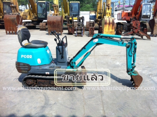รถขุด PC02-1A S/N 165XX รถนอก ขายถูก บจก.สหสินอีควิปเม้นท์ โทร.081-5851880, 02-5168100-1 www.sahasinequipment.com รถขุด PC02-1A S/N 165XX รถนอก ขายถูก บจก.สหสินอีควิปเม้นท์ โทร.081-5851880, 02-5168100-1 www.sahasinequipment.com