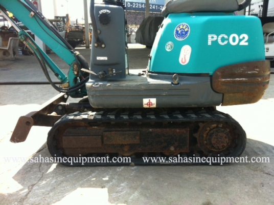 รถขุด PC02-1A S/N 165XX รถนอก ขายถูก บจก.สหสินอีควิปเม้นท์ โทร.081-5851880, 02-5168100-1 www.sahasinequipment.com รถขุด PC02-1A S/N 165XX รถนอก ขายถูก บจก.สหสินอีควิปเม้นท์ โทร.081-5851880, 02-5168100-1 www.sahasinequipment.com