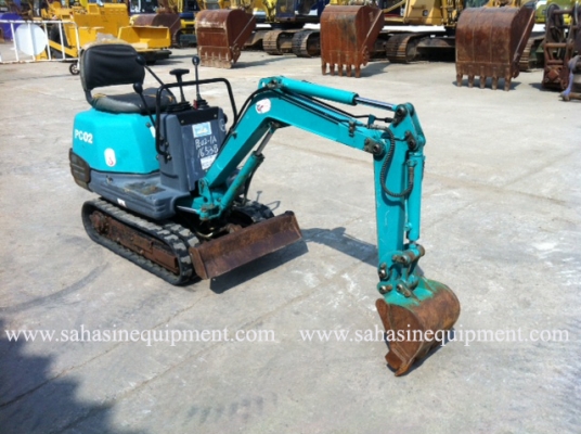 รถขุด PC02-1A S/N 165XX รถนอก ขายถูก บจก.สหสินอีควิปเม้นท์ โทร.081-5851880, 02-5168100-1 www.sahasinequipment.com รถขุด PC02-1A S/N 165XX รถนอก ขายถูก บจก.สหสินอีควิปเม้นท์ โทร.081-5851880, 02-5168100-1 www.sahasinequipment.com