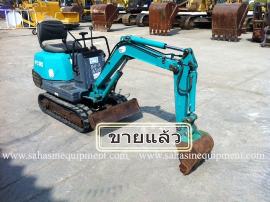 รถขุด PC02-1A S/N 165XX รถนอก ขายถูก บจก.สหสินอีควิปเม้นท์ โทร.081-5851880, 02-5168100-1 www.sahasinequipment.com รถขุด PC02-1A S/N 165XX รถนอก ขายถูก บจก.สหสินอีควิปเม้นท์ โทร.081-5851880, 02-5168100-1 www.sahasinequipment.com