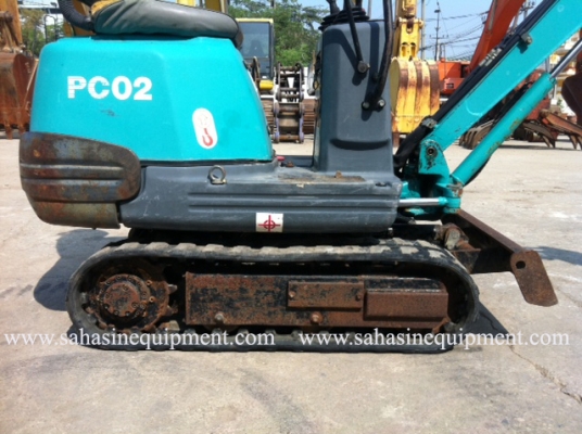 รถขุด PC02-1A S/N 165XX รถนอก ขายถูก บจก.สหสินอีควิปเม้นท์ โทร.081-5851880, 02-5168100-1 www.sahasinequipment.com รถขุด PC02-1A S/N 165XX รถนอก ขายถูก บจก.สหสินอีควิปเม้นท์ โทร.081-5851880, 02-5168100-1 www.sahasinequipment.com