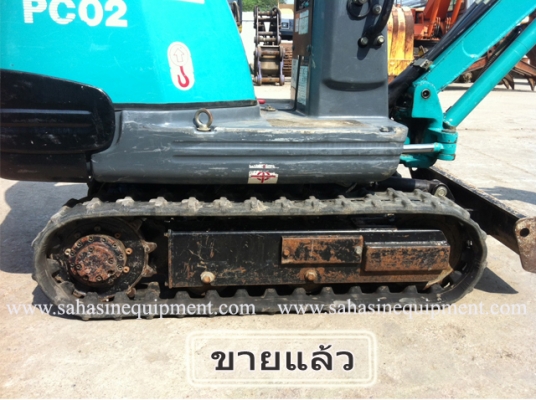รถขุด PC02-1A S/N 164XX รถนอก นำเข้า บจก.สหสินอีควิปเม้นท์ โทร.081-5851880, 02-5168100-1 www.sahasinequipment.com รถขุด PC02-1A S/N 164XX รถนอก นำเข้า บจก.สหสินอีควิปเม้นท์ โทร.081-5851880, 02-5168100-1 www.sahasinequipment.com