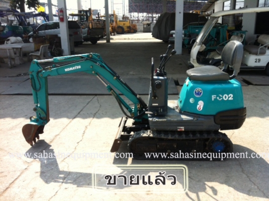 รถขุด PC02-1A S/N 164XX รถนอก นำเข้า บจก.สหสินอีควิปเม้นท์ โทร.081-5851880, 02-5168100-1 www.sahasinequipment.com รถขุด PC02-1A S/N 164XX รถนอก นำเข้า บจก.สหสินอีควิปเม้นท์ โทร.081-5851880, 02-5168100-1 www.sahasinequipment.com