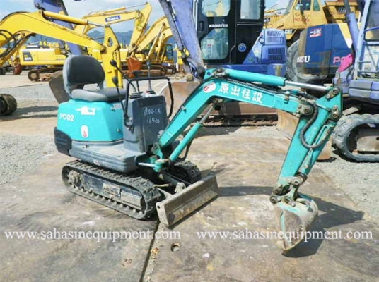 รถขุด PC02-1A S/N 164XX รถนอก นำเข้า บจก.สหสินอีควิปเม้นท์ โทร.081-5851880, 02-5168100-1 www.sahasinequipment.com รถขุด PC02-1A S/N 164XX รถนอก นำเข้า บจก.สหสินอีควิปเม้นท์ โทร.081-5851880, 02-5168100-1 www.sahasinequipment.com