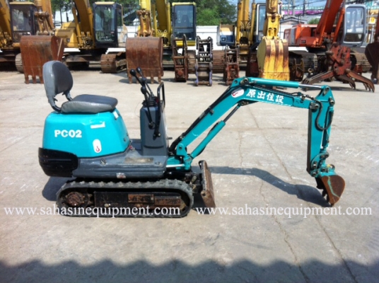 รถขุด PC02-1A S/N 164XX รถนอก นำเข้า บจก.สหสินอีควิปเม้นท์ โทร.081-5851880, 02-5168100-1 www.sahasinequipment.com รถขุด PC02-1A S/N 164XX รถนอก นำเข้า บจก.สหสินอีควิปเม้นท์ โทร.081-5851880, 02-5168100-1 www.sahasinequipment.com