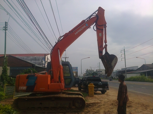 (555)ขายรถขุดEX120-3เก่าญี่ปุ่น ล้านต้นๆไม่เคยใช้งานในไทย