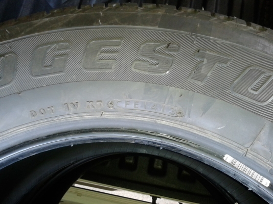 ขายยาง บริสโตน 265-60-18   Y 1413