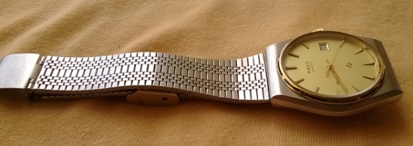 RADO quartz  เรือน stainless ขอบสีทอง