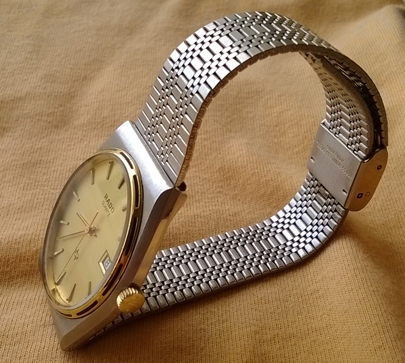 RADO quartz  เรือน stainless ขอบสีทอง