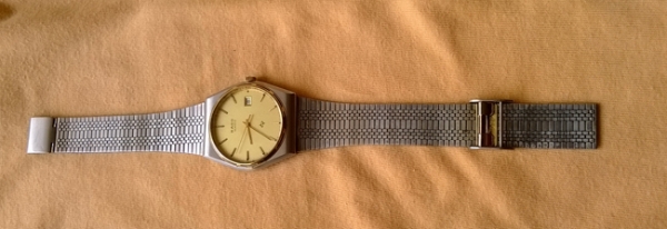 RADO quartz  เรือน stainless ขอบสีทอง