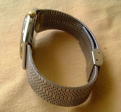 RADO quartz  เรือน stainless ขอบสีทอง