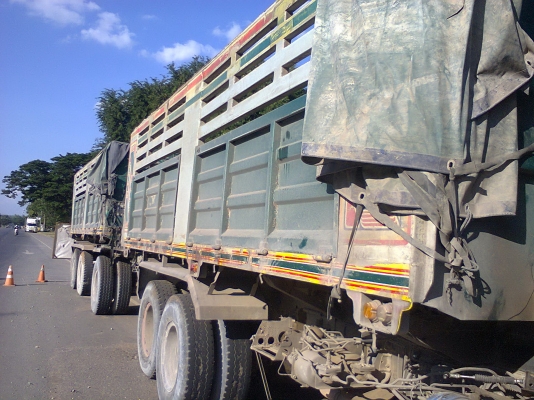 ขายรถพ่วง22ล้อฮีโน่ FM2K สามคานดั้มพ์สหกิจ แม่-ลูก