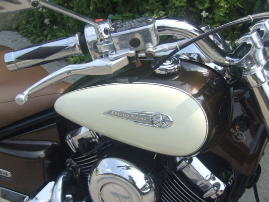 DRAGSTAR CLASSIC 400 ประกอบเก็บงานใหม่ สีทูโทนคลาสสิค สวย <<สรรพสามิต>>