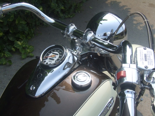 DRAGSTAR CLASSIC 400 ประกอบเก็บงานใหม่ สีทูโทนคลาสสิค สวย <<สรรพสามิต>>