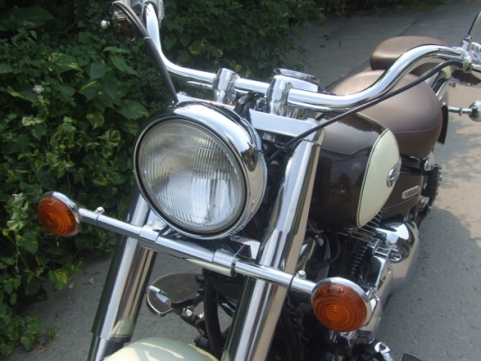 DRAGSTAR CLASSIC 400 ประกอบเก็บงานใหม่ สีทูโทนคลาสสิค สวย <<สรรพสามิต>>