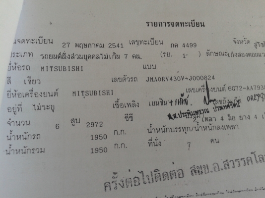 ขาย Mitsubishi Pajero ECI-MULTI V6 3000