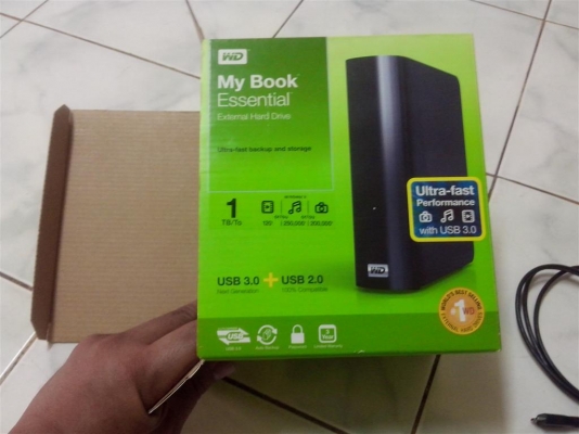 ขาย My Book USB 3.0 1 TB External Hard Drive แกะกล่องครับ สภาพ 100 \%