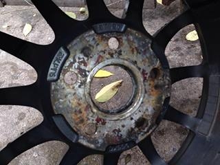 ขายล้อ ADVAN RS ขอบ17  5/114 กว้าง9  ET20   สีเทากัล  1คู่ครับ ถูกๆ