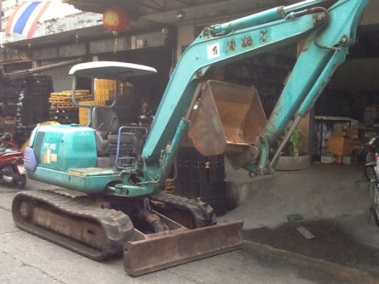 SALE__รถขุด แบคโฮ KOMATSU PC45-1E (เครื่องดำ) S/N 3875 รถปี1995  เก่านอก จากJanpan แท้ๆ สภาพเดิมๆ แต่สวยมากๆ