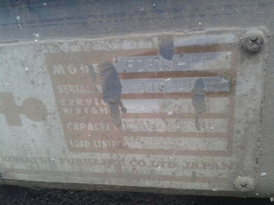 KOMATSU FD30-11 พร้อมใช้งาน ราคาถูก KOMATSU FD30-11 พร้อมใช้งาน ราคาถูก