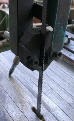 Sell> แท่นเลื่อยไม้ Jigsaw 2550 mm เครื่องไต้หวัน ขนาดหน้าโต็ะ 480x380 mm เครื่องสมบูรณ์มากครับ นครปฐม