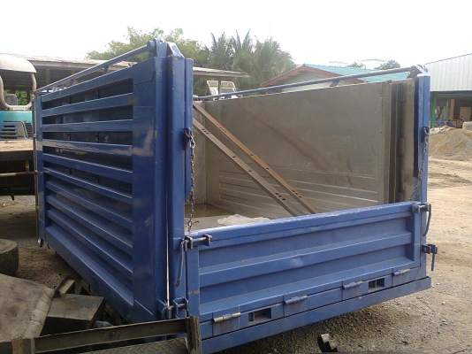 กระบะ 6 ล้อเล็ก กระบะสแตนเลส ดัมพ์ ยาว 3.00 เมตร พร้อมชุดดัพ์ สวยๆๆๆ