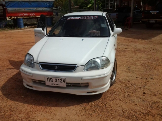 HONDA CIVIC ตาโต ปี39 เครื่องหัวฉีด ภาษีเต็ม