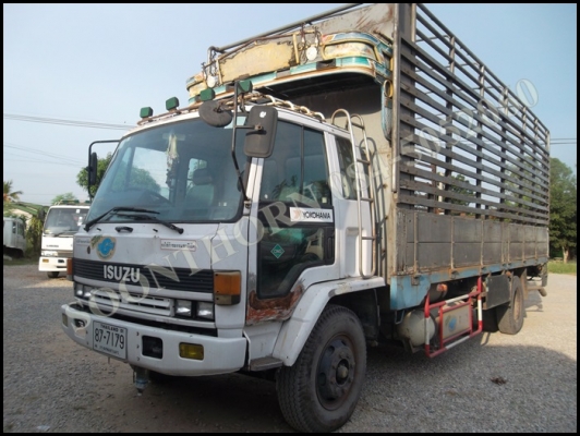 ขายด่วน รถบรรทุก 6 ล้อ ISUZU FTR ROCKY 185 แรง ช่วงยาว 7.2M คอกสูง รถสวย พร้อมใช้งาน