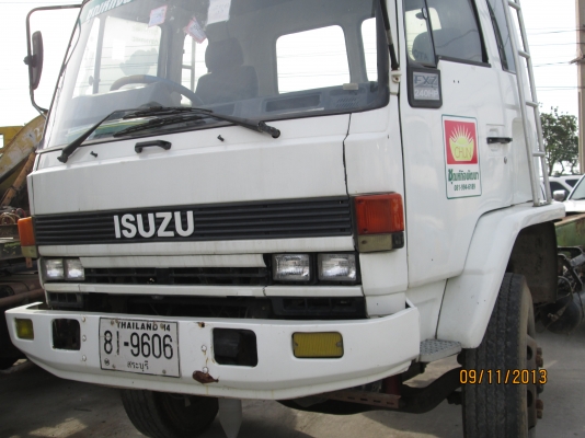 ISUZU10ล้อ2เพลา-FXZ23NYF-R-240-ตัวRแท้ๆ-รถบริษัททำสีขาว-