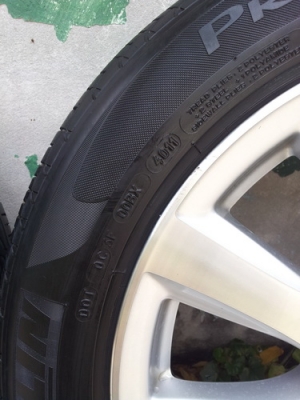 ขายล้อ CAMRY ตัวท็อป ขอบ17 พร้อมยางปลายปี11 พร้อมใช้งาน