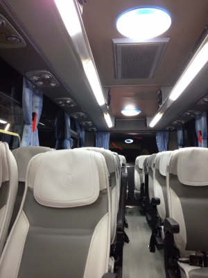 รถบัสใหม่ 9.50 ม. ยี่ห้อ YUCHAI 260 HP เครื่องยนต์ CNG รุ่นYC6G 260N-30 ยูโร 3