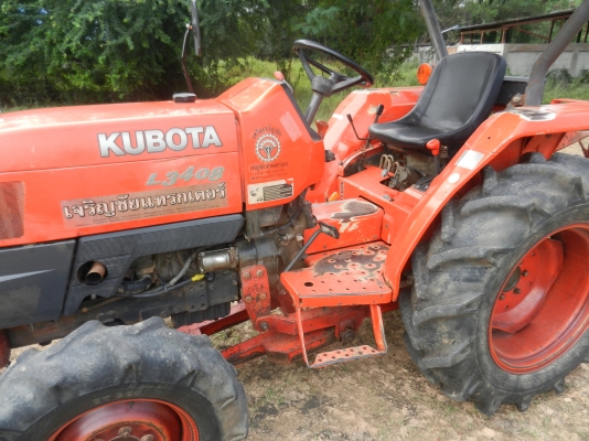 รถแทรคเตอร์คูโบต้า L3408 พร้อมอุปกรณ์ ใบดันหน้า  ผาน6
