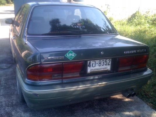 MITSUBISHI, GALANT 2.0 GTi โฉม ปี90-93 สีเขียว เกียร์ออโต้ ติดแก๊ส LPG