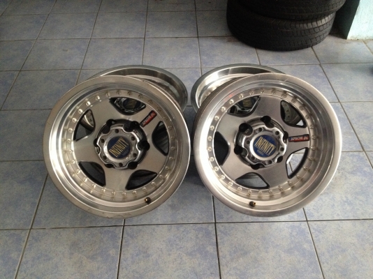 ขายล้อ Lenso Apache ขอบ 15x8 ET-15 6/139.7 ออฟ2ชั้น ลึกๆ สวยครับ