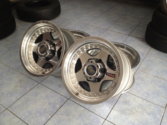 ขายล้อ Lenso Apache ขอบ 15x8 ET-15 6/139.7 ออฟ2ชั้น ลึกๆ สวยครับ