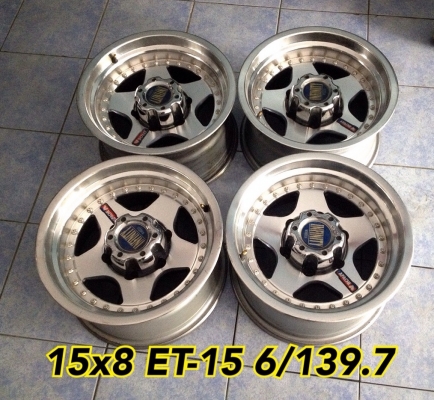 ขายล้อ Lenso Apache ขอบ 15x8 ET-15 6/139.7 ออฟ2ชั้น ลึกๆ สวยครับ