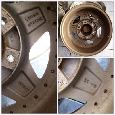 ขายล้อ Lenso Apache ขอบ 15x8 ET-15 6/139.7 ออฟ2ชั้น ลึกๆ สวยครับ
