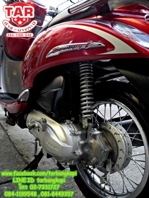 ALL NEW SCOOPY I CLASSIC รุ่น TOP สี แดง-เทา ราคา 30,500 บาท โอนให้ฟรีๆ