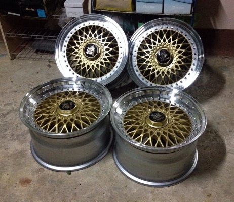 ขายล้อ Weds 3 ชิ้นแท้ ขอบ 16 หน้า8 หลัง9 5/114.3 ลาย BBS สวยมากครับ