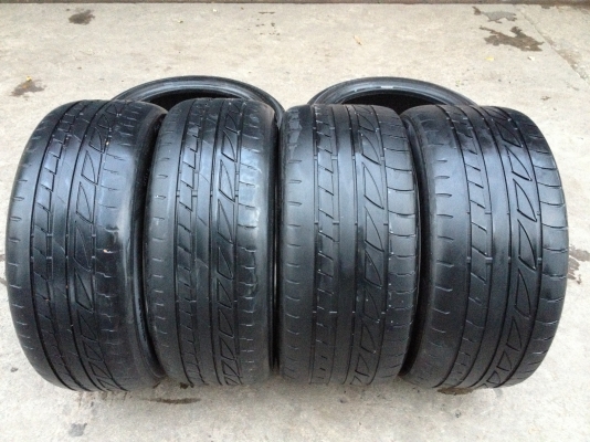 ล้อยี่ห้อ MALYCE ขอบ18" 5รู114 หน้า8" หลัง9" เดิมๆ ยางบริสโตน Play