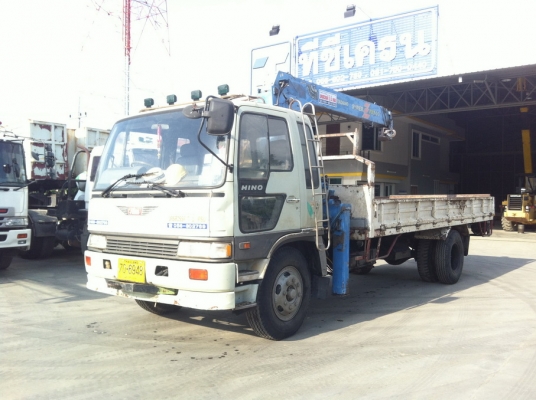 รถ 6 ล้อ HINO 195แรงม้า ติดเครน TADANO superZ FX 5 ตัน สามท่อน