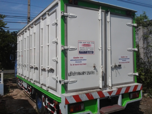 ขายตู้แห้งติดกับรถหกล้อNQRอีซูซุลดแล้วเหลือ50000บาท
