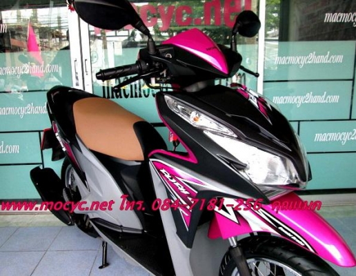 CLICK 125 i รุ่นใหม่ล่าสุด สีชมพู+ดำด้าน รถ 4 เดือน ไมล์ 7 พันโล สีรุ่นใหม่ขายดี   ((มีเล่มพร้อมโอน ))  33900