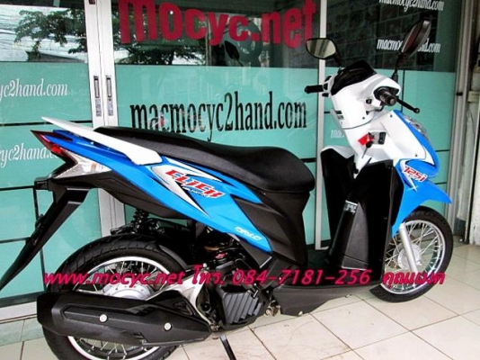 CLICK 125 i  สีนํ้าเงิน ขาว  ปี 55  เครื่องเดิมๆ   ((มีเล่มพร้อมโอน ))  27900