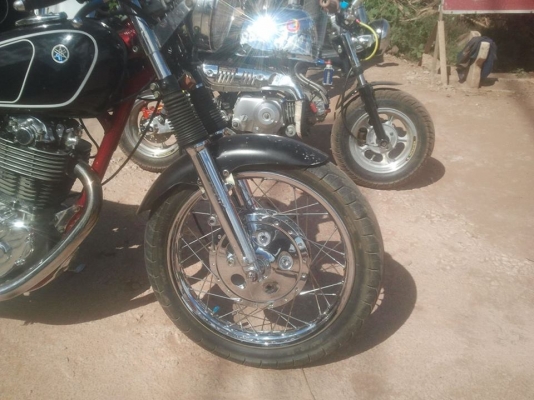 ขาย sr400 อินวอยน์ แต่งคาเฟ่  โครเมียมทั้งคัน